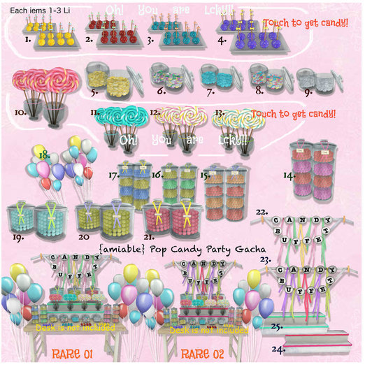 {amiable}Pop Candy Party Gacha02(BOX)