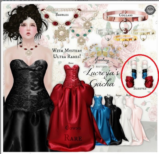 *{Junbug}* Lucrezia Sleeves [Azure] - S