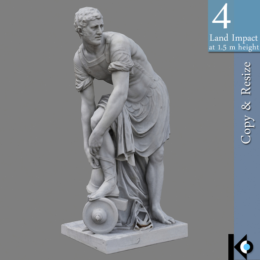 3D / Cincinnatus Statue / 4 land impact