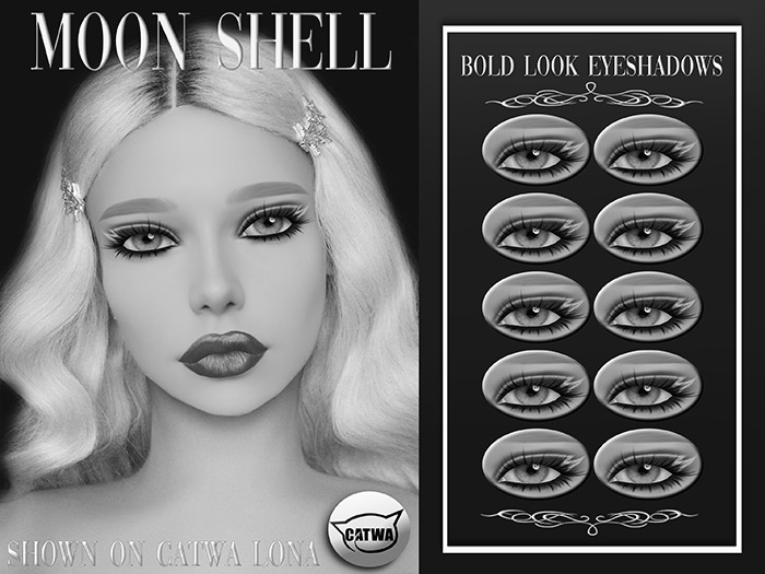 Moon Shell DEMO Bold Look Eyeshadows Applier Catwa