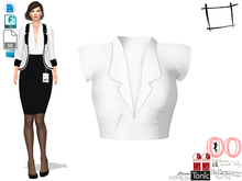 Dae Obj FBX Women's Office Shirt Slink, Ocacin Standard, Maitreya, Belleza, Ocacin Voluptuous, Tonic