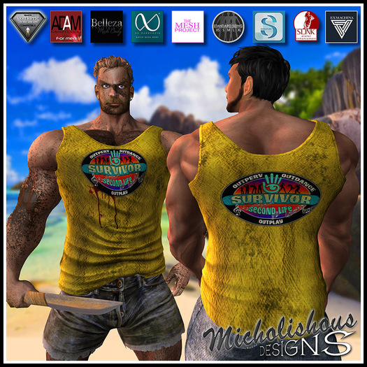 * Mikolishous Designs * AB PU-Tank-Survivor-Yellow Dirty