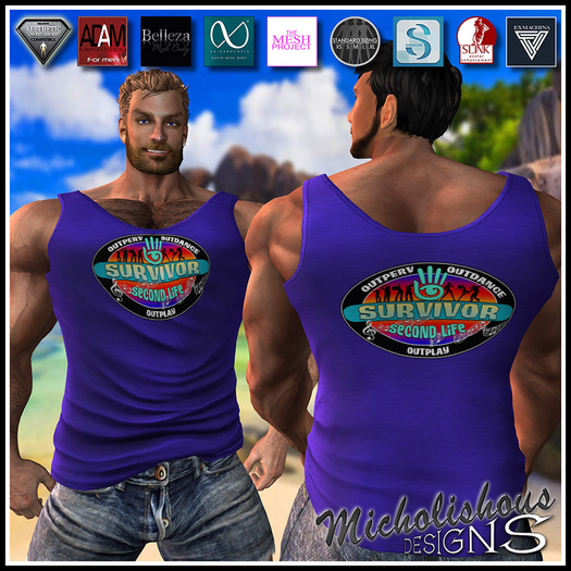 * Mikolishous Designs * AB PU-Tank-Survivor-Purple