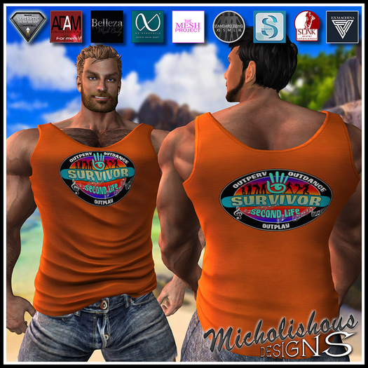 * Mikolishous Designs * AB PU-Tank-Survivor-Orange