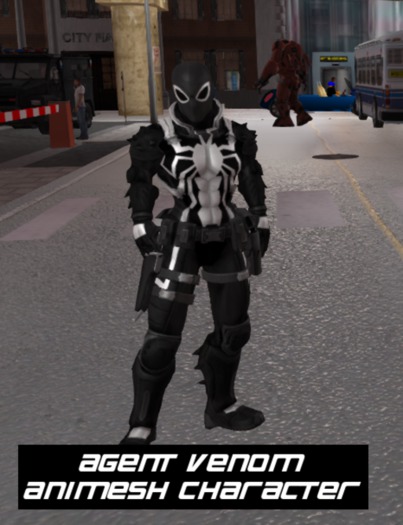 Agent Venom Animesh Character