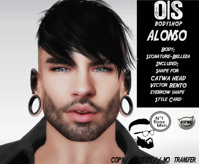 !OS! Shape Bento Catwa Head VICTOR - ALONSO