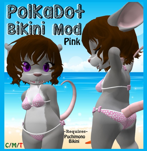 PolkaDot Bikini Mod - Pink