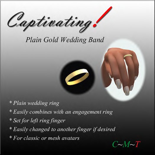 Captivating! Plain Gold Band