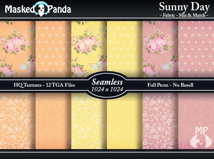 MP Sunny Day - Seamless Fabric Textures - Full Perm