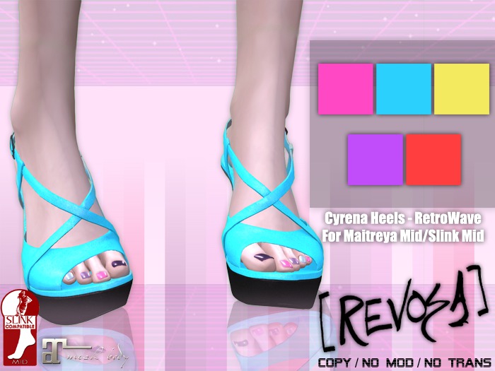 [REVOSA] Cyrena Heels - RetroWave (M Lara & Slink)