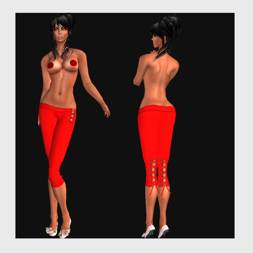 *Cute*_Fun pants red