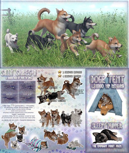 JIAN Silly Shibes II 2. Adult Wanderer BOX RARE