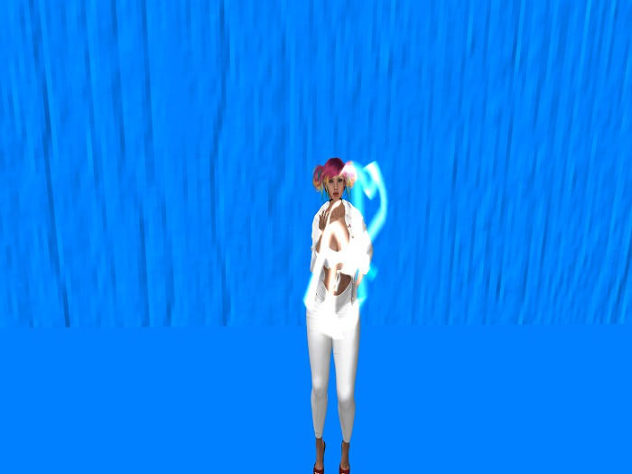 Party & Stuff  Rave Trail Rave Hands (White & Blue)