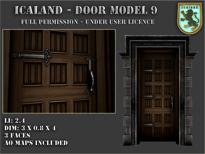 Icaland - Door Model 9