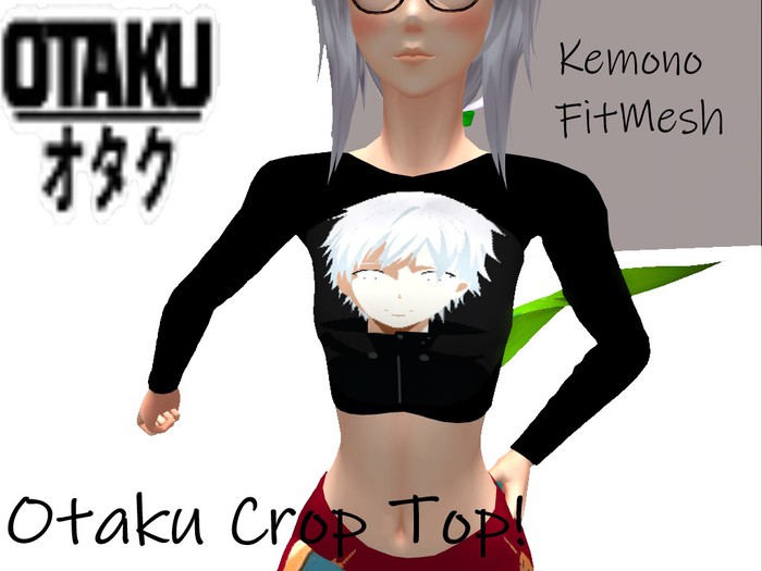 Kemono Ghoul OtakuCropTop [C] Wear to unpack