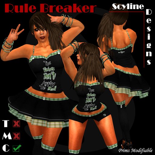 ::Scyline Designs:: Rule Breaker Green
