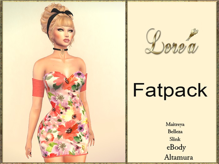 LR -Dress Flora fatpack