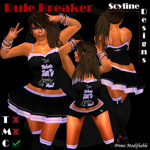 ::Scyline Designs:: Rule Breaker Purple