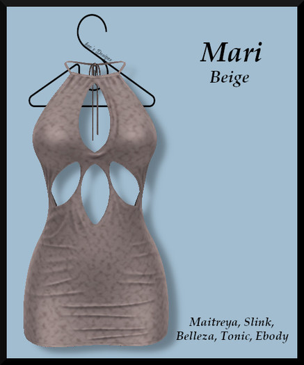 *Shae's Mari Dress Beige
