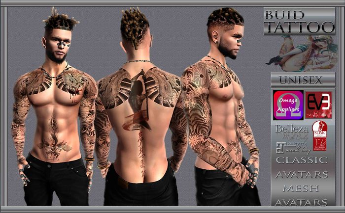 BUID TATTOO Tiger 2019(Mesh and Classic Wear)Box