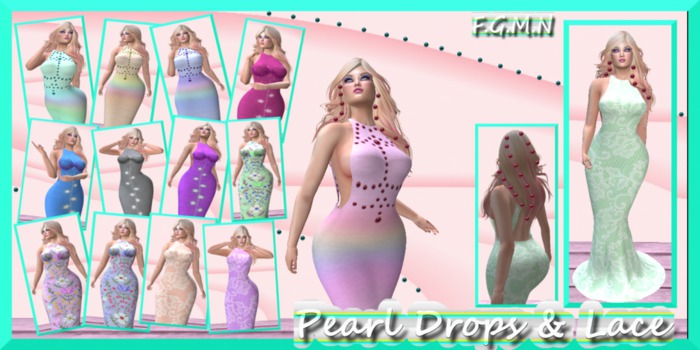 F.G.M.N/Pearl Drops & Lace
