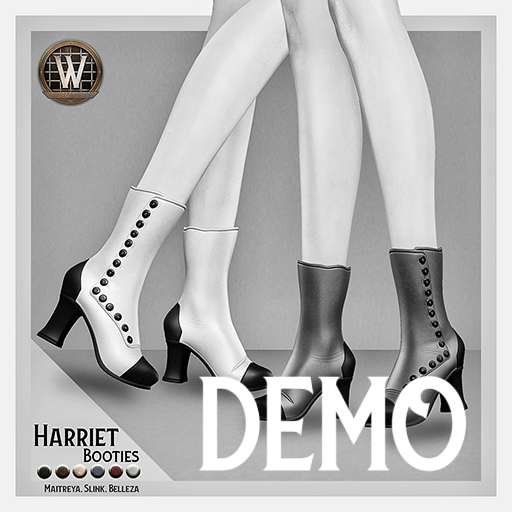 Wicca's Wardrobe - Harriet Booties DEMO [BOXED]