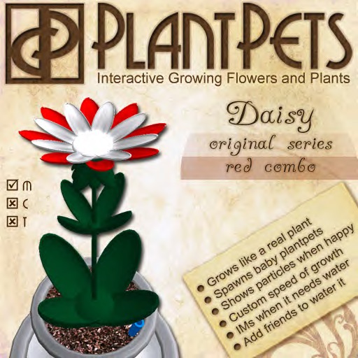 PlantPet Seed [Daisy *Original Red Combo*] rare vintage