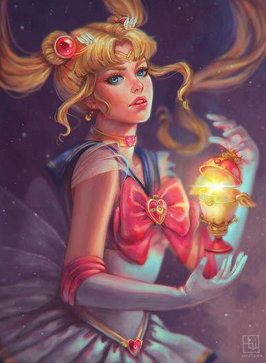 Sailor Moon Glow Poster