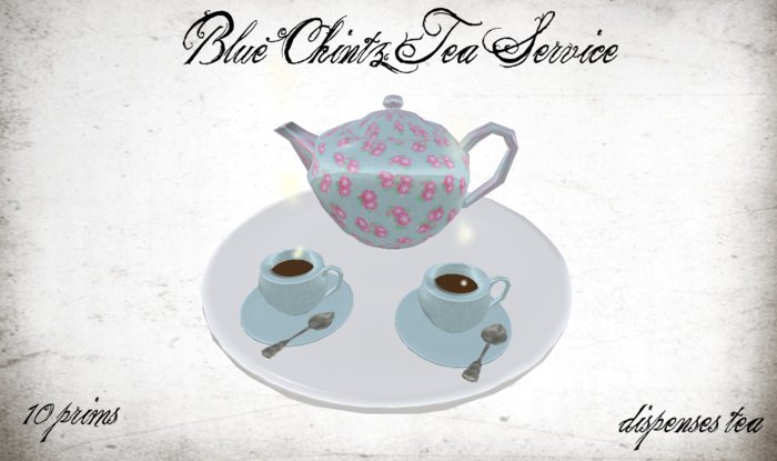 Eternal Blessings Blue Chintz Tea Service