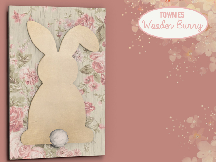 [Townies] Easter Bunny Fluffy Tail Picture - Victorian Sage