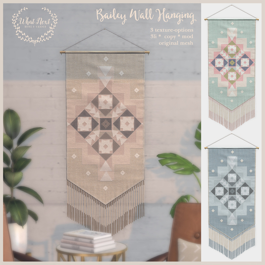 {what next} Bailey Wall Hanging (boxed)