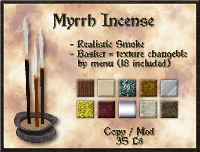 ***TG*** Myrrh Incense