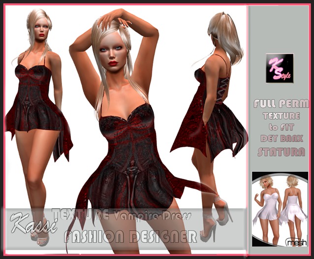 Texture Vampire Dress 4