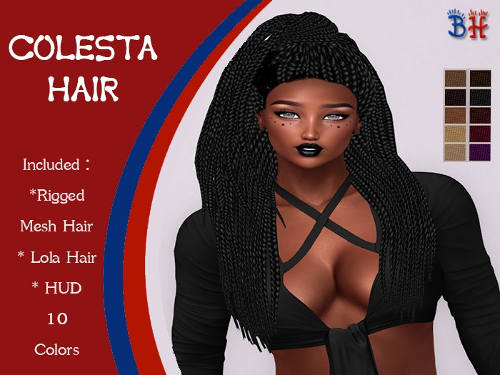 *BH*  Colesta Hair w/HUD