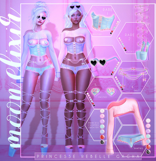 Moon Elixir - Princesse Rebelle - 08 - Freya - Sweater - Lilac