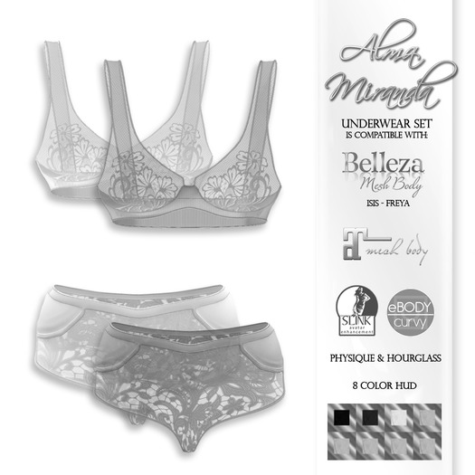 DEMO.: AlmaMiranda :. Booty Short Underwear Set (Add to Unpack)