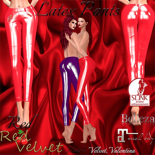 -RV- Latex Pants Red BOX