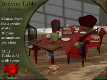 ~LH~Iralynn TD Dining Set (BOX)