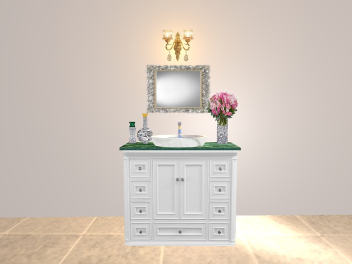 Mirror Silver Gold