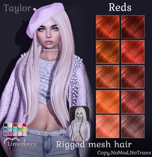 {Limerence} Taylor hair-Reds
