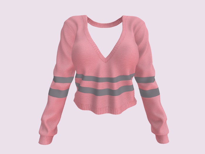 MALAKIANA SWERTER GRIS Y ROSA MAITREYA 26