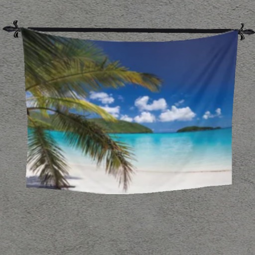 Tapestry-Vintage-Tropical View