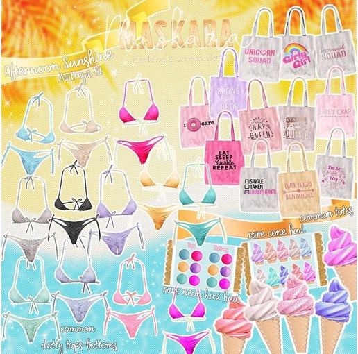 {MasKara} Afternoon Sunshine Kini-cream mait bottom