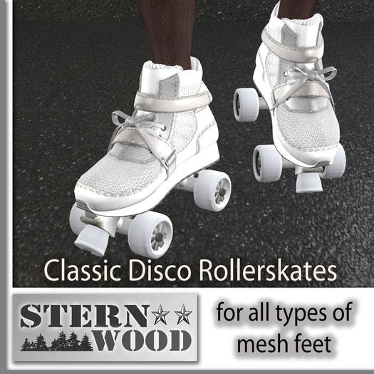Sternwoods Classic Disco Roller - WHITE