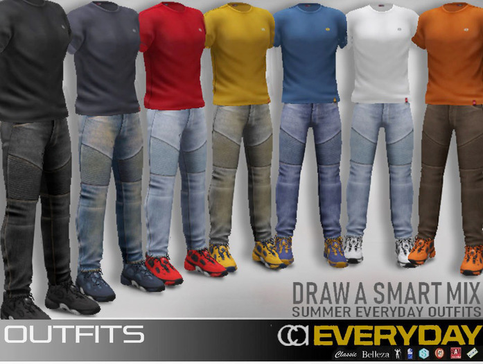 CA EVERYDAY BELLEZA JAKE SIGNATURE SLINK ADAM OUTFITS