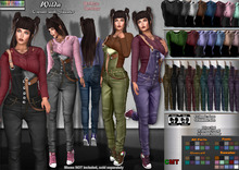 R.F. *Mesh line*Wilda Overall and Sweat with hud texture change (Winter Version)