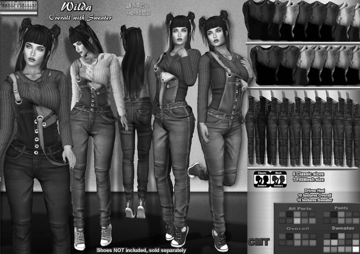 DEMO R.F. Mesh line*  Wilda Overall_Sweat & Top Demo vers