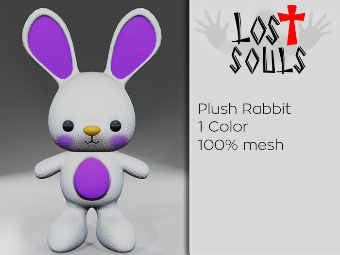 ~Lost Souls~ Rabbit White Purple