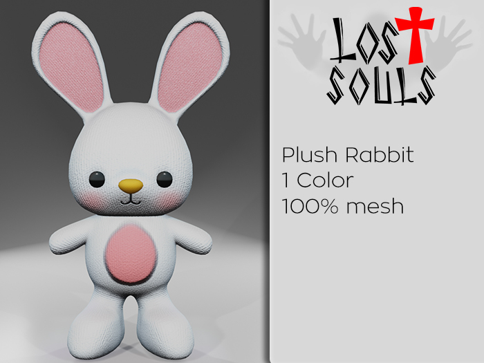 ~Lost Souls~ Rabbit White Pink