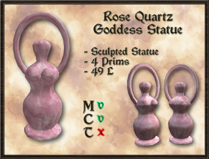 ***TG*** Mother Goddess Statue 'Rose'
